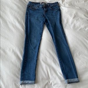 Zara Cuffed Skinny Jeans